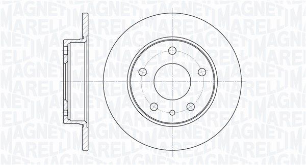 MAGNETI MARELLI Bremžu diski 361302040221